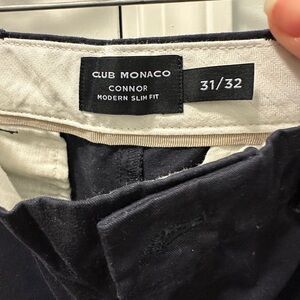 Club Monaco Connor navy chinos 31/32